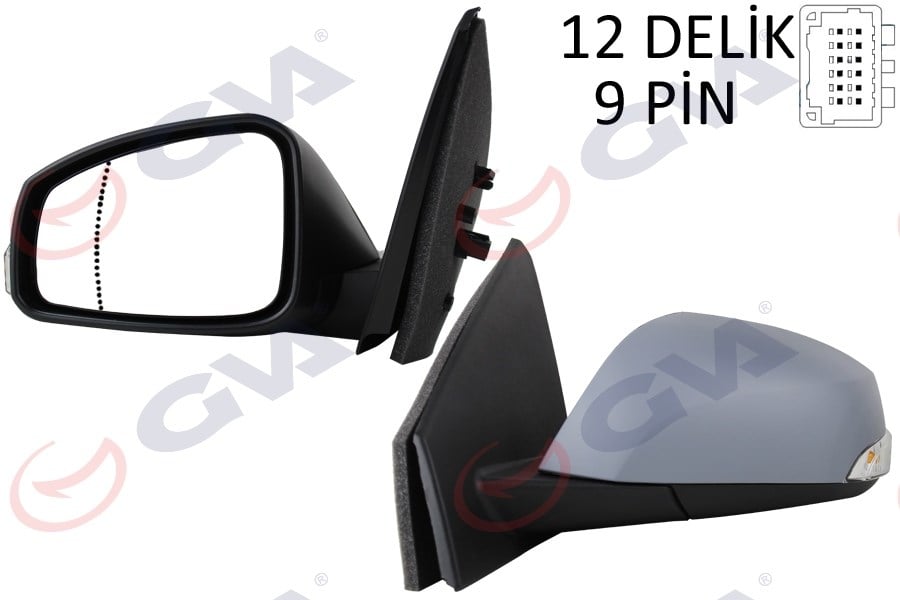 Dış Dikiz Aynası Sol Fluence 10> Elektrikli Isıtmalı Sinyalli Sensörlü Astarlı Asferik Vm-6141Ehpsal Gva 1011335