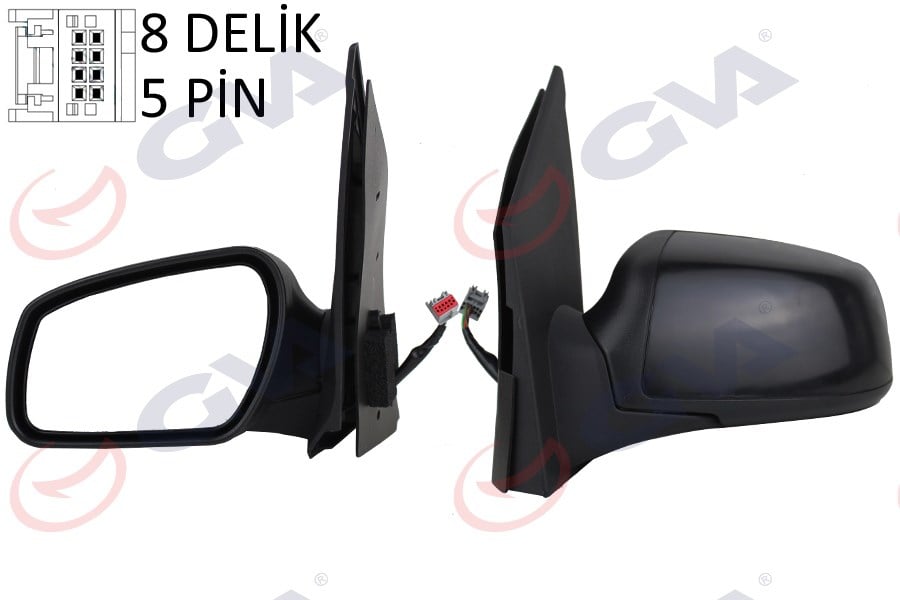 Dış Dikiz Aynası Sol Ford Fiesta 05> Elektrikli Isıtmalı 5Pin 5 Fiş Vm-6312Ehl Gva 1037153