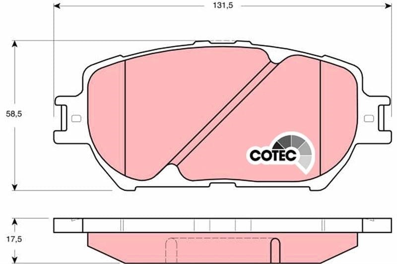 Disk Balata Ön Camry-Mark X I Trw Gdb3314