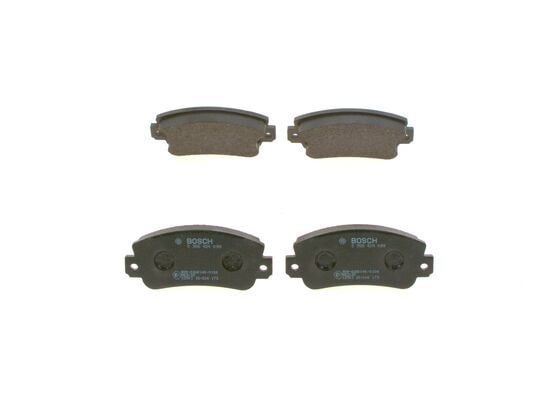 Disk Balata - Ön - Wva 20950 - 108.8X47.4X18 Mm - İkaz Kablolu Bosch 0986424098