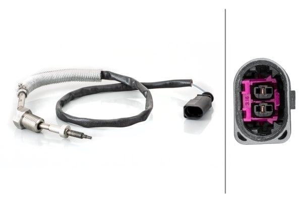 Egzoz Sıcaklığı Sensörü.2-Kutuplu.Audi/Vw Hella 6Pt014495101