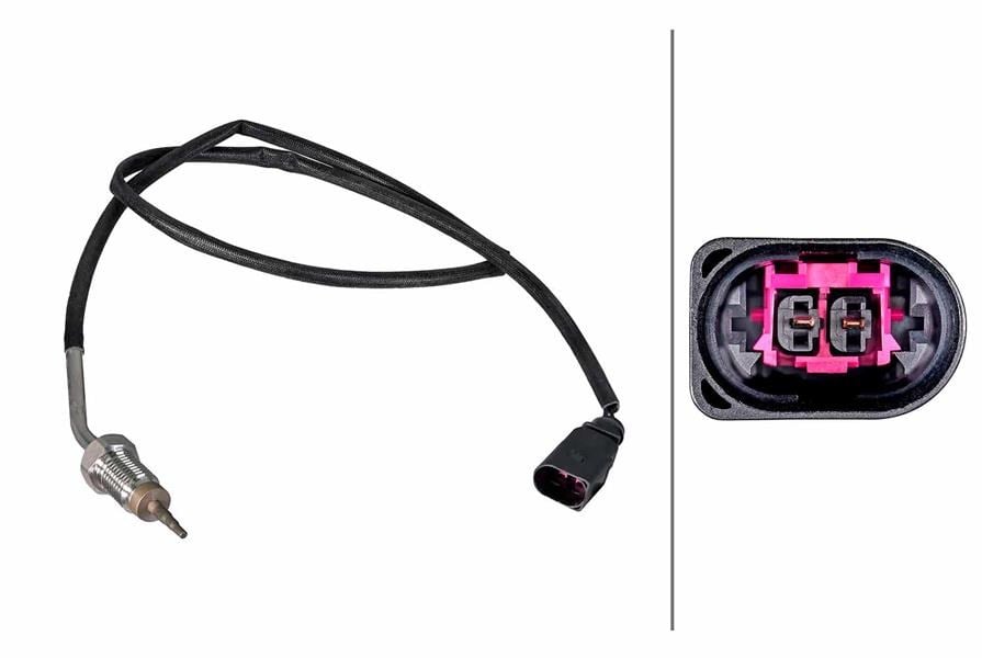 Egzoz Sıcaklık Sensörü.Audi A1/Seat Ibiza-Toledo/Skoda Fabia-Rapid-Roomster/Vw Polo Hella 6Pt358226611