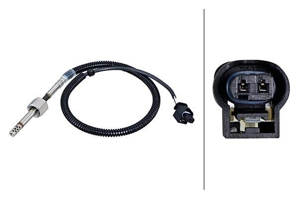 Egzoz Sıcaklık Sensoru Kat. Uzerınde Mercedes W205 S205 C205 X253 C253 Hella 6Pt010376551