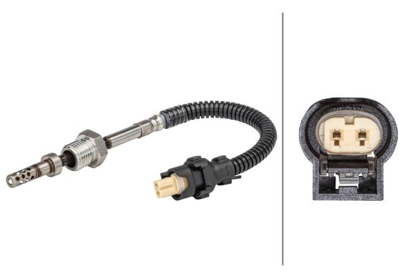 Egzoz Sıcaklık Sensoru Turbosarj Oncesı Mercedes W169 W245 Hella 6Pt358181221