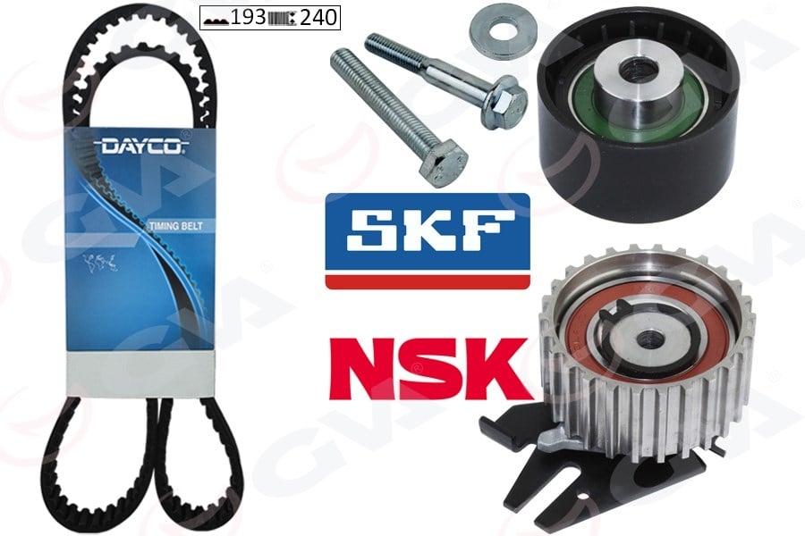 Eksantrik Gergi Kiti Fıat Doblo 01> Brava 96>01 Bravo 96>01 Palıo 00> Marea 96> 1.9Td 193X240 Gva 59T2914d