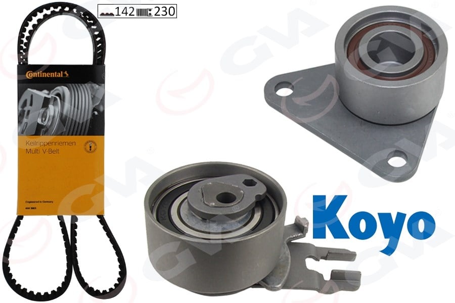 Eksantrik Gergi Kiti Volvo C30-C70 I-Iı-S40 Iı-S60 I-S70-V40-V50-V70-Xc70 2.4-Kuga-Mondeo-Focus 2.5 Uzun Gergi Gva 59T9960