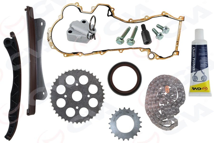 Eksantrik Zincir Seti Full Contalı Keçe Vida Astra H-Corsa C-D-Combo-C-D-Astra J-Merıva-Albea- Doblo-Egea-Punto-500- 1.3 Jtd-1.3 Cdtı E4-E5-E6 Gergi Kiti Gva 59C2110-Kıt
