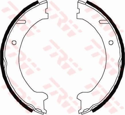 El Fren Balata Seti Arka Aks Volvo 850 Estate 855 -S70 874 -V70 I 875-876 -Xc70 I Cross Country 295 - Trw Gs8447