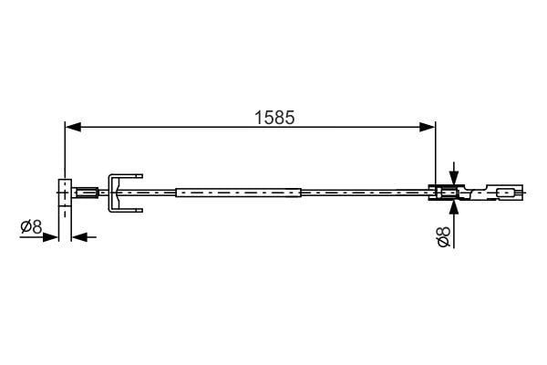 El Fren Teli Trafıc 01>Vıvaro 01>Prımaster 01> Bosch 1987482145