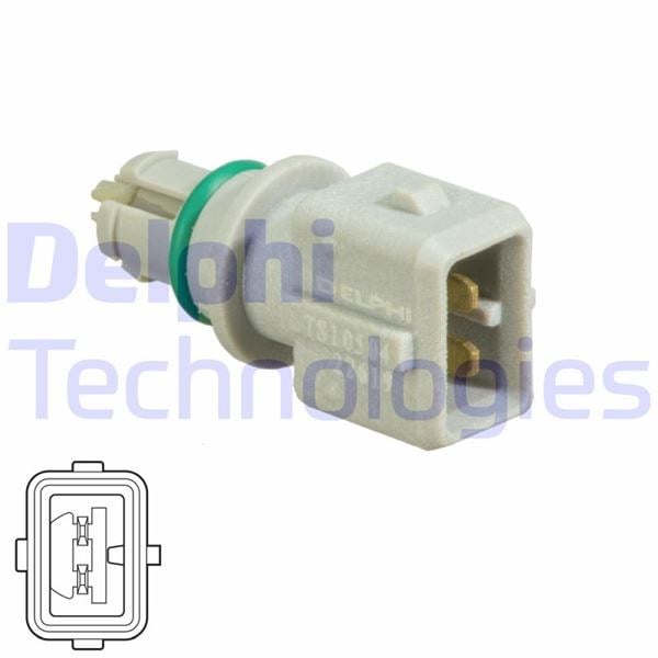 Emme Hava Sıcaklık Sensörü P206-P306-Saxo-Xsara 1.6 98 > Renault Kangoo 01> Clıo Iı 98>05 Clıo Iıı 05> Modus 04> 1.2 D4f Delphı Ts10504