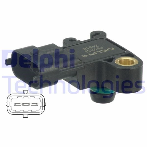 Emme Manifold Basınç Map Sensörü Astra J 1.4-1.6-Corsa D-Insıgnıa-Merıva-Zafıra C-Cruze-Trax 1.4 Delphı Ps10153