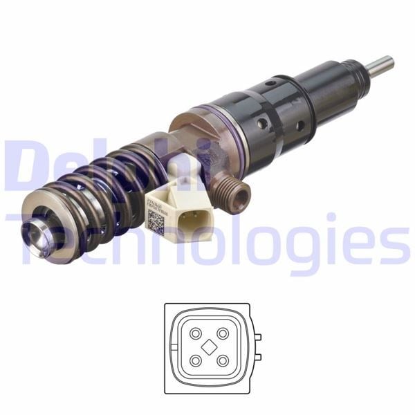 Enjektör Elektronik Birim Enjektörü F2e Volvo Delphı 42015558-12B1