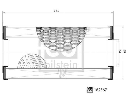 Filtre Yağ Filtresi Renault Agrar Febı 182567