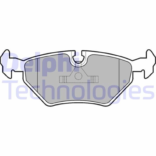 Fren Balatası Arka Bmw E30 E36 E46 E85 E86 Delphı Lp555