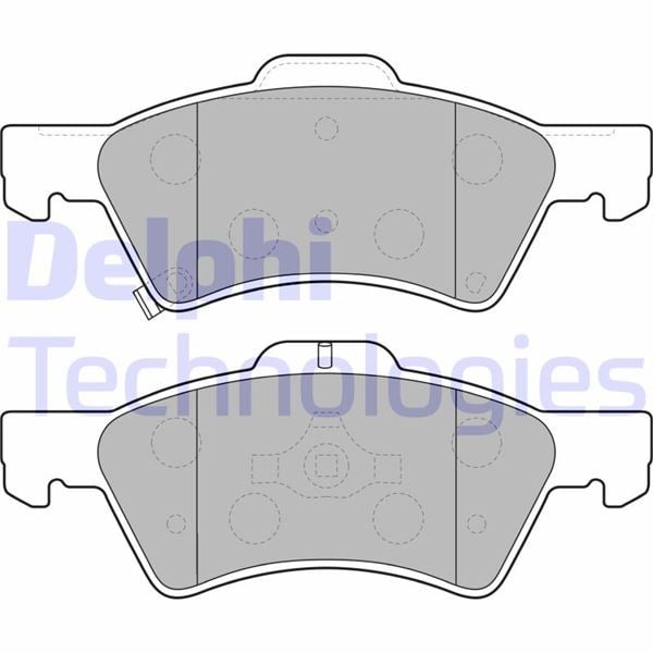 Fren Balatası Ön Chrysler Grand Voyager. Town And Country. Voyager / Dodge Caravan. Grand Caravan / Delphı Lp1693