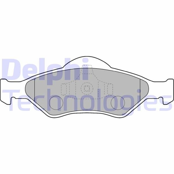 Fren Balatası Ön Ford Courier. Fiesta. Ka 09/99> Delphı Lp1470