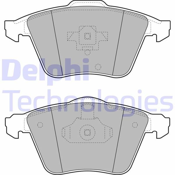 Fren Balatası Ön Ford-Volvo Focus/S40/V40/V50/Vectra C 02> 2.4-2.5 Benzin Delphı Lp1943
