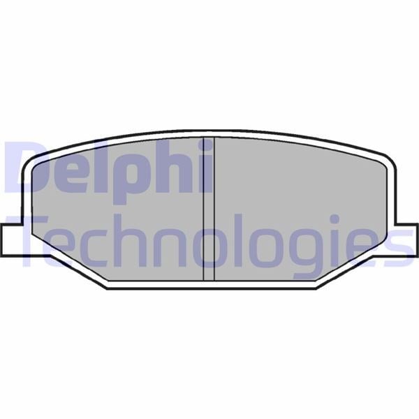 Fren Balatası Ön Suzukı Jimny. Sj410. Sj413 08/83> Delphı Lp527