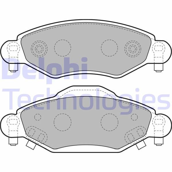 Fren Balatası Ön Toyota Yaris 01/99>04/06 Delphı Lp1840