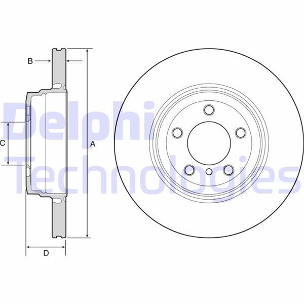 Fren Dıskı Arka Bmw E65 E66 Delphı Bg9120c