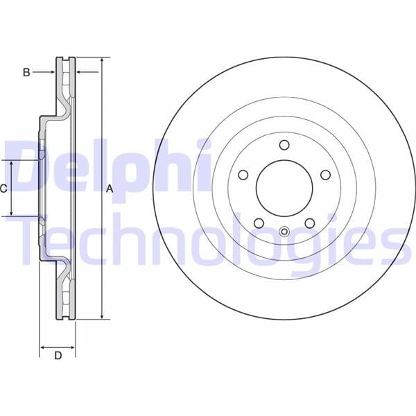 Fren Dıskı Arka Land Rover Range Rover L405 L494 Delphı Bg9126c