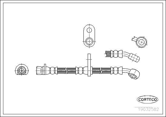 Fren Hortumu Corteco 19032582