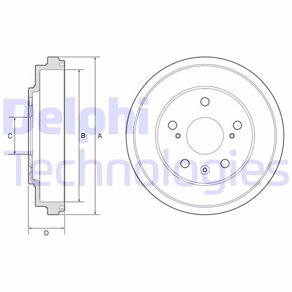 Fren Kampanası Fıat-Suzukı-Sedıcı-Sx4-Sx4classıc Delphı Bf572