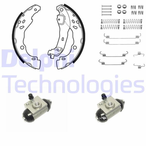 Fren Pabuç Kiti Arka Cıtroen C2. C2 Enterprise. C3 / Peugeot 1007 04/02> Delphı Kp1088