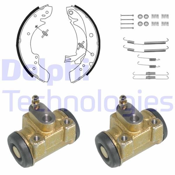 Fren Pabuç Kiti Arka Cıtroen Jumper. Relay / Fıat Ducato / Peugeot Boxer 02/94> Delphı Kp915