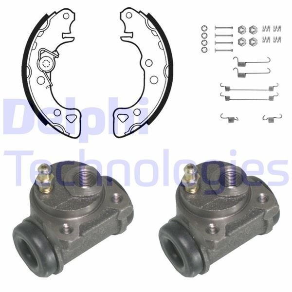 Fren Pabuç Kiti Arka Cıtroen Saxo / Peugeot 106 09/91> Delphı Kp870