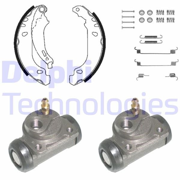 Fren Pabuç Kiti Arka Peugeot 206 09/98> Delphı Kp1060