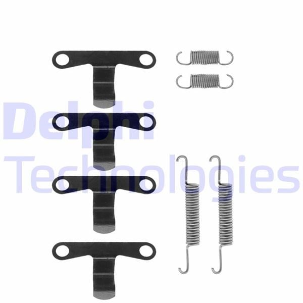 Fren Pabuç Montaj Takımı Arka Volvo 240. 260. 740. 760. 780. 940. 960 09/74>10/98 Delphı Ly1097