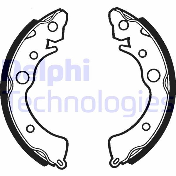 Fren Pabucu Arka Honda Ballade. Civic. Civic Crx. Crx / Rover 213. 216 09/83>04/98 Delphı Ls1288