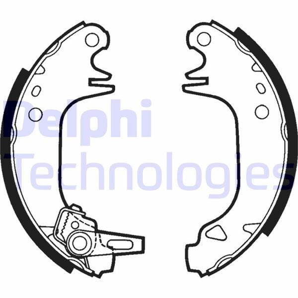 Fren Pabucu Arka Peugeot 309 / Renault 5. 9. 11 81>93 Delphı Ls1382