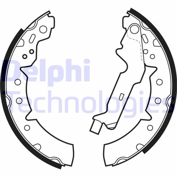 Fren Pabucu Arka Toyota Carina E. Corolla 01/92>12/01 Delphı Ls1883