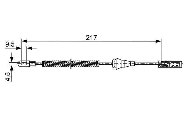Fren Teli. 217 Mm Bosch 1987482461