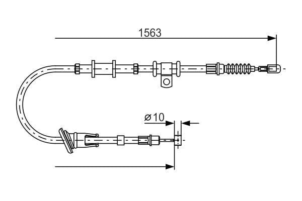 Fren Teli. 1561 Mm Bosch 1987482064