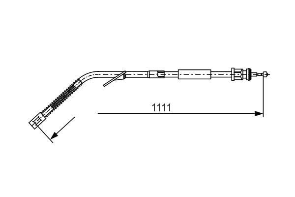Fren Teli. 1111 Mm Bosch 1987477126