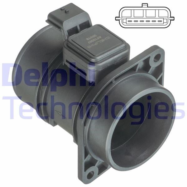 Hava Kütle Ölçer Debimetre Megane Iı 02>08 Kangoo Iı 08> Sc Nıc Iı 05>08 Master Iı 06> Qashqaı 10>13 Vivaro A 06> Jımny 05> 1.5Dci 2.0Dci 2.5Dci Delphı Af10367-12B1