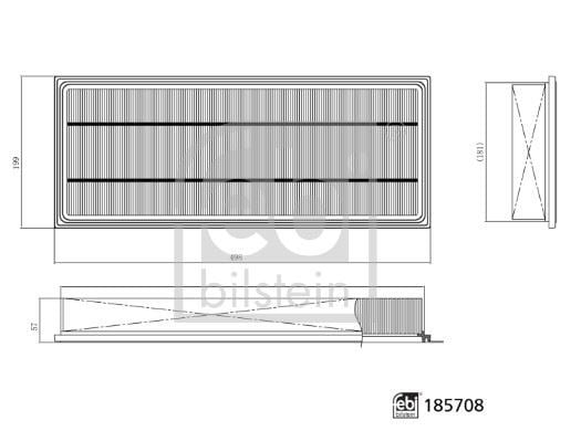 Kabin Filtresi Massey Ferguson Febı 185708