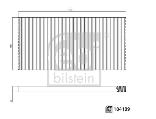 Kabin Filtresi Mercedes-Benz Febı 184189
