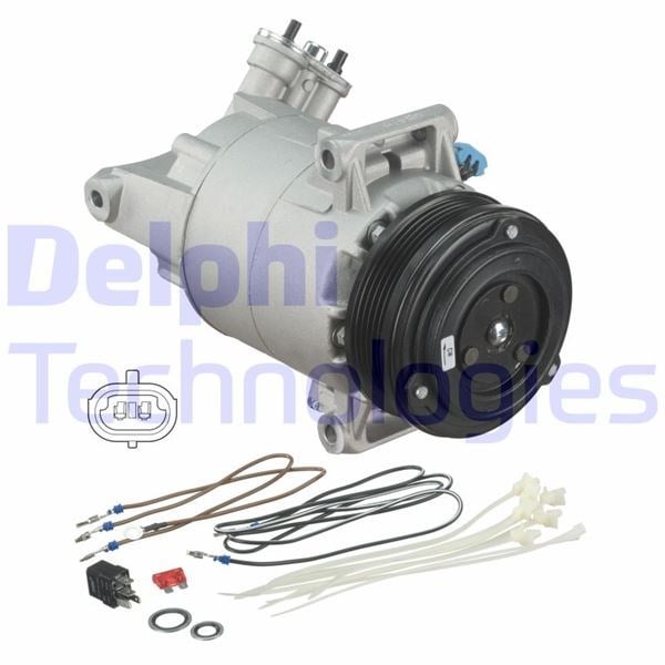Klima Kompresörü Astra G 1.6--1.6 00-09 Astra H 1.6-1.6 T-1.8 04 > Merıva 1.6-1.6T 05-10 105Mm Delphı Tsp0155449