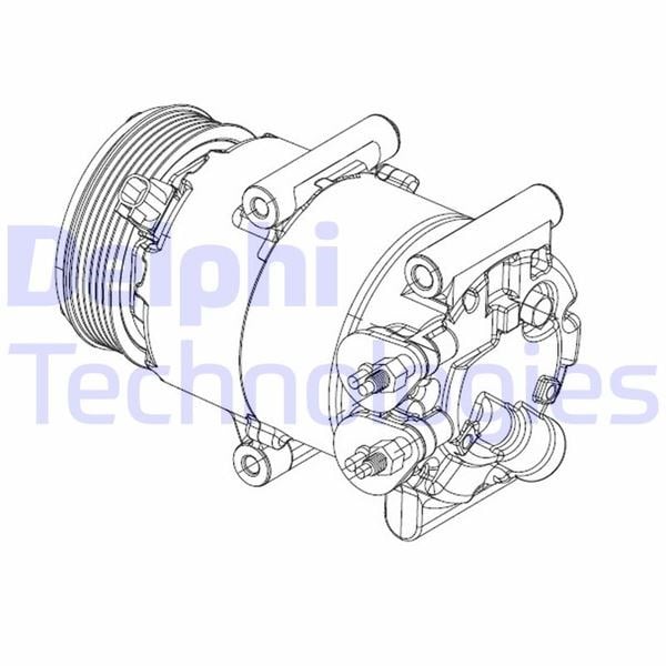 Klima Kompresörü Ford Fiesta 12> 1.4 Tdci Delphı Cs20324