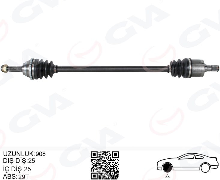 Komple Aks Ön Sag Hyundaı Accent Admıre 1.3-1.5-1.6 03-06 Accent Mılenıum 1.3-1.5-1.6 00-03 Gva 4491054