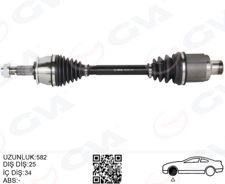 Komple Aks Ön Sağ Opel Mokka 1.4 A-T-1.6 Cdtı A-T/M-T 12- -Chevrolet Trax 1.4 A-T 12-14 Gva 4491220