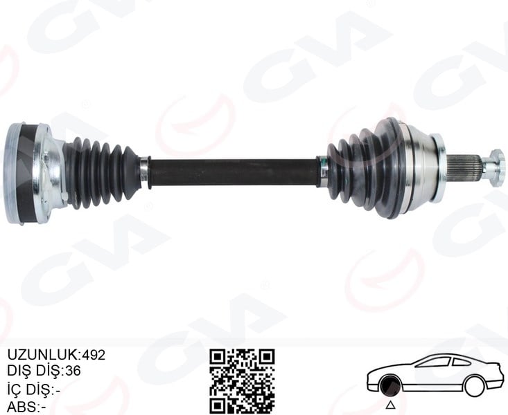 Komple Aks Ön Sol Polo-İbiza-Fabia 1.2 Tdi-1.6 Tdi 10- Cfwa-Cayb-Cayc 1.2 Tdi-1.6 Tdi Gva 4475281