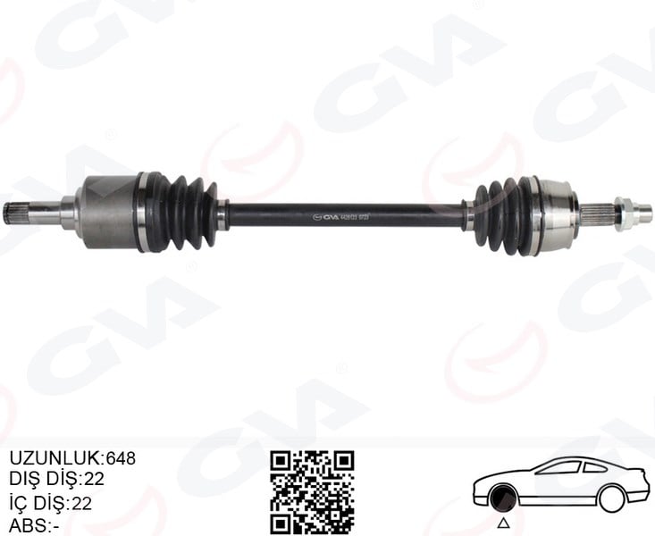 Komple Aks Sol On Fıat Grande Punto 199 1.2 Mpı M-T 05-12 Gva 4428123