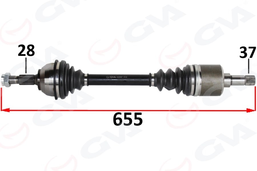 Komple Aks Sol On Fıat Scudo 270 2.0 Mjt 07- Gva 4429067