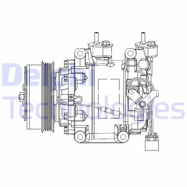 Kompresör Honda Cr-Z-Insıght Delphı Cs20515