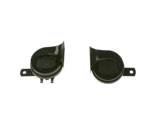 Korna Ec6-C. Set İçerik: 0986Ah0744 Ve 0986Ah0745 12V. 60W. 400/500 Hz. Siyah. Trompetli Bosch 0986Ah0743